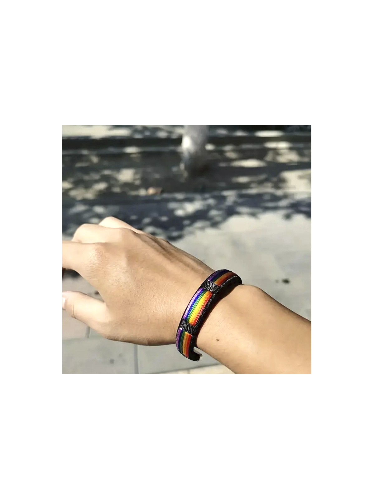 Día del orgullo 28 de junio pulsera arcoiris Regalo fiesta