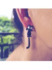 Pendientes de gato dibujos animados Joyería de moda Regalo para mujer Estilo boho